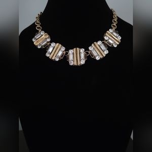 Jcrew necklace with clear stones